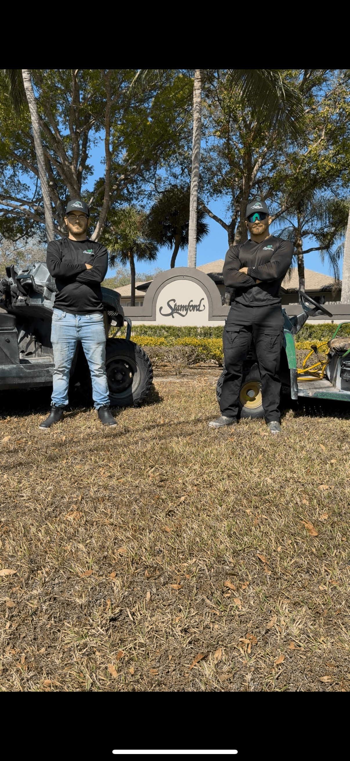 Scenic Pest Control technicians with equipment in the field